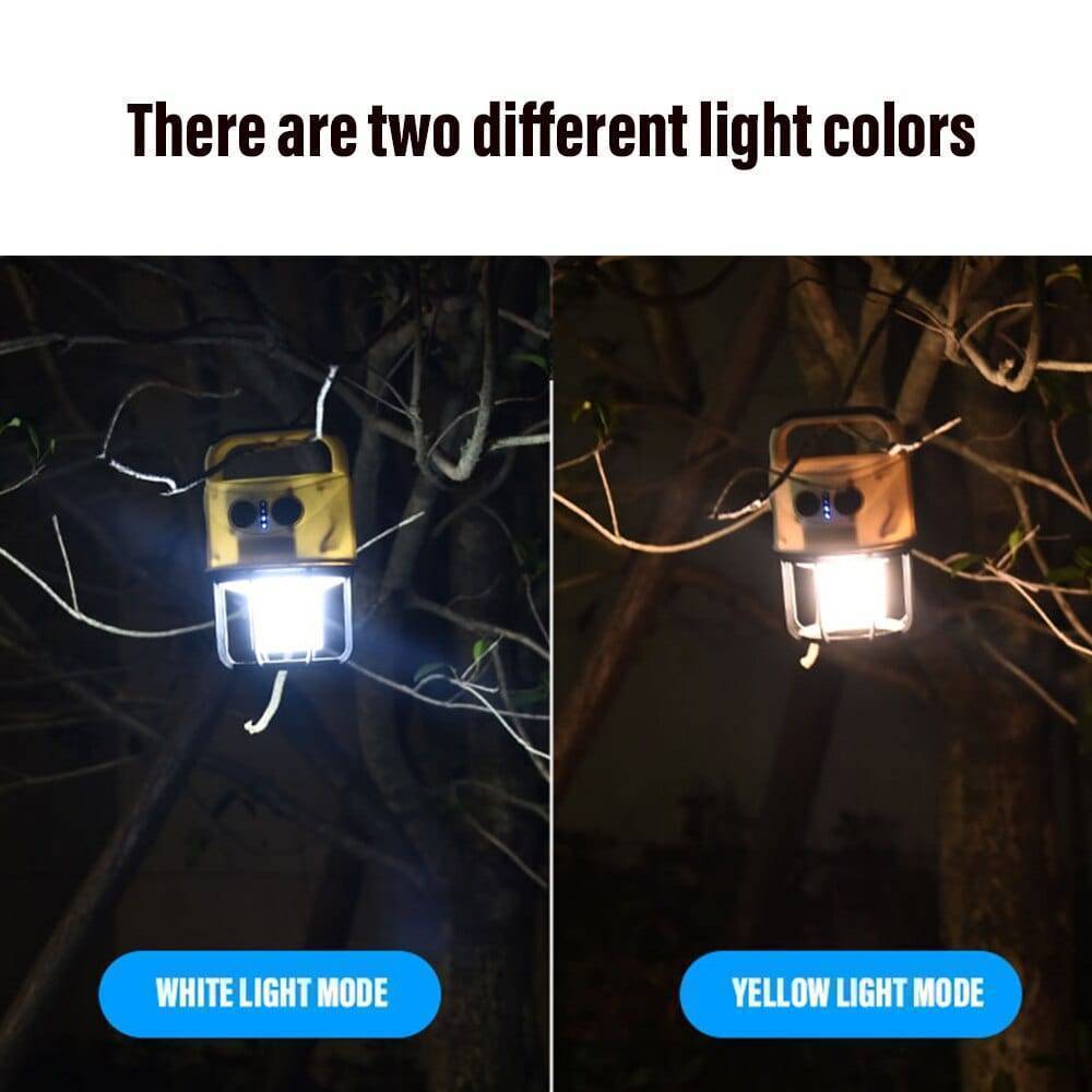 Rechargeable Lantern and Flashlight for Camping with USB Charging