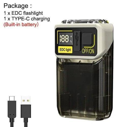 Compact USB Rechargeable Flashlight Torch