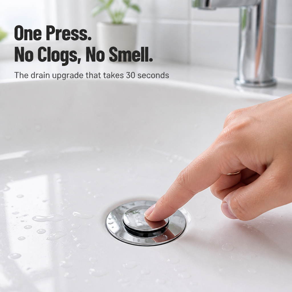 VeilGuard™ — Catch Hair, Seal Out Drain Smell & Save Every Lost Ring