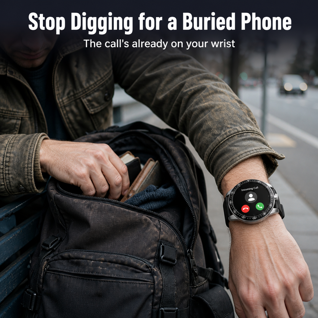 PulseSense™ — Take Calls, Track Workouts & Go a Full Week Per Charge