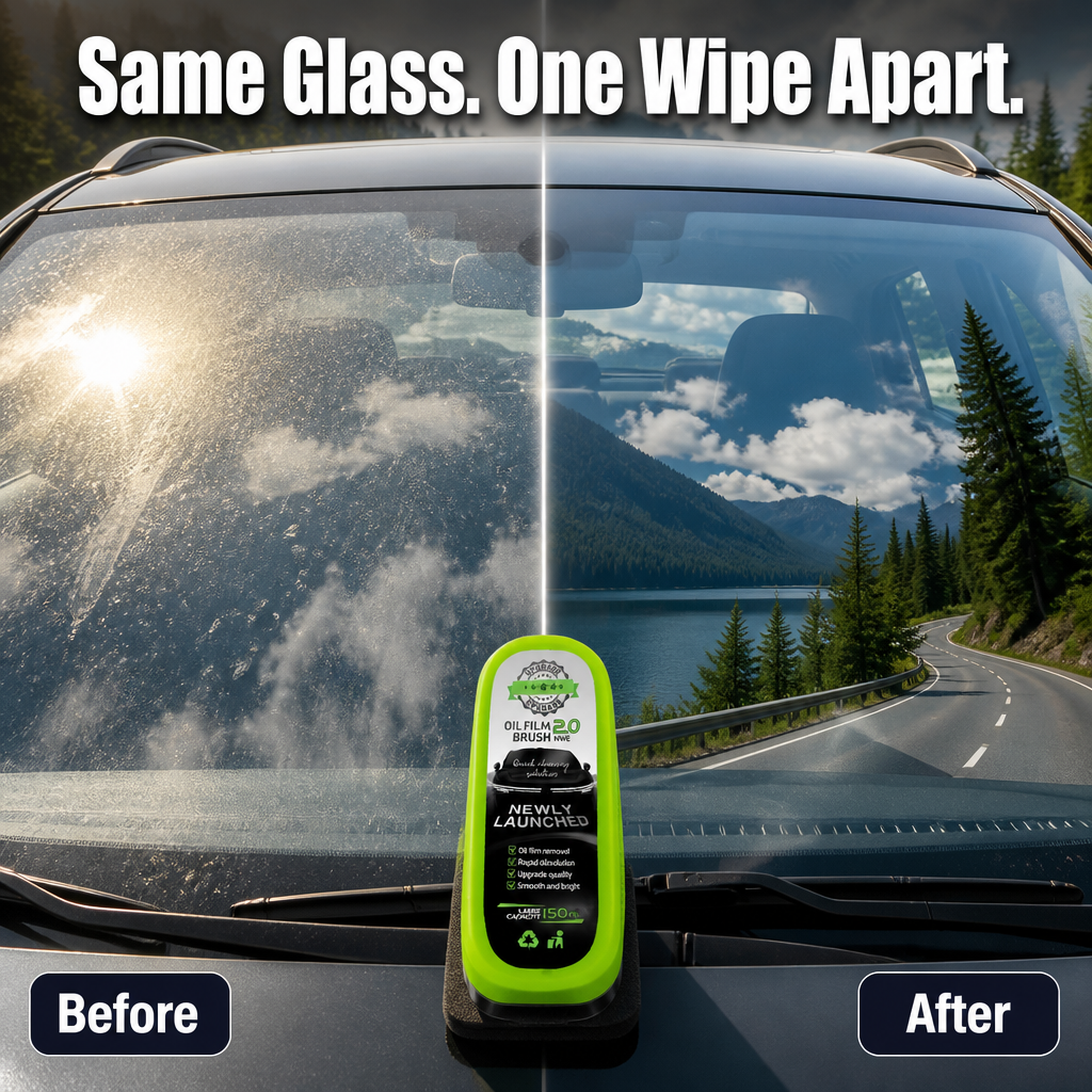 VistaClear™ — Dissolve the Oil Film That Blinds You in Night Rain