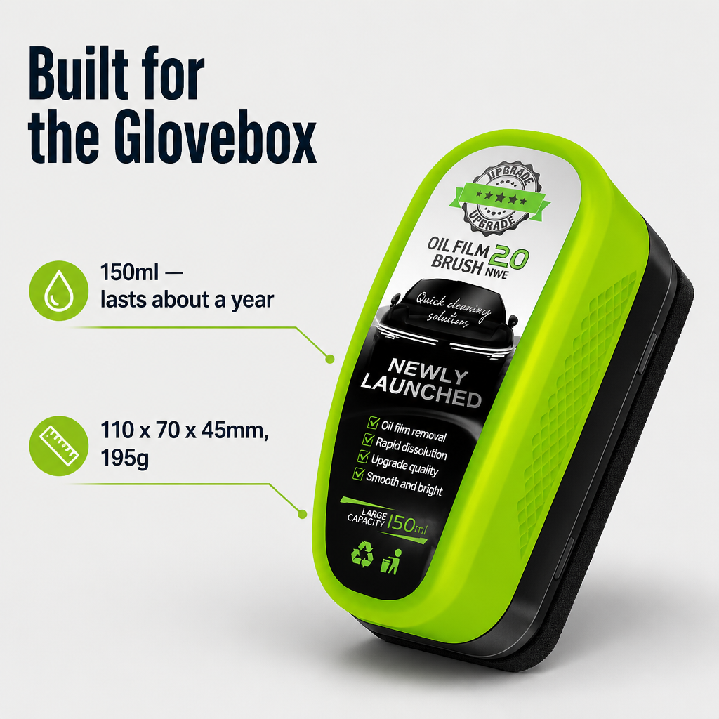 VistaClear™ — Dissolve the Oil Film That Blinds You in Night Rain