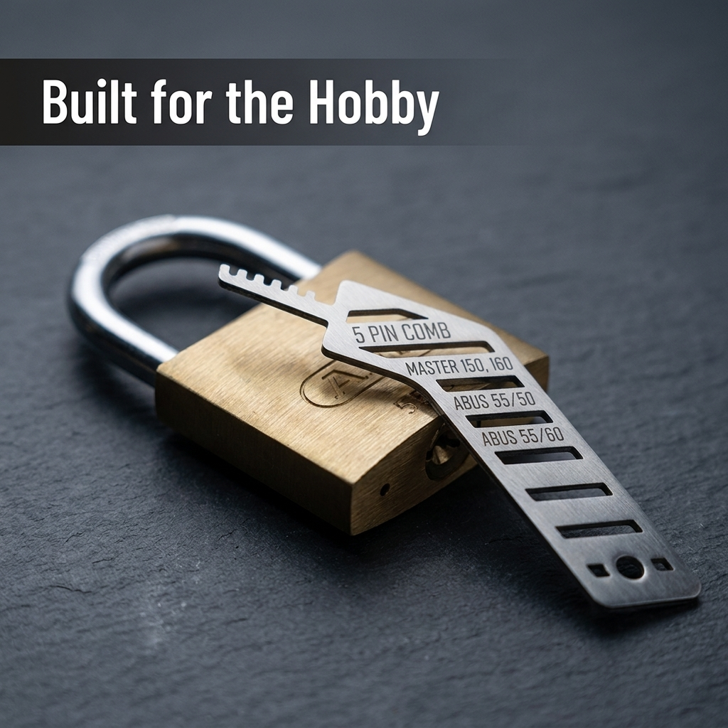 StrikeKey™ — Seat the Comb, Set Every Pin, and Pop the Shackle in Seconds