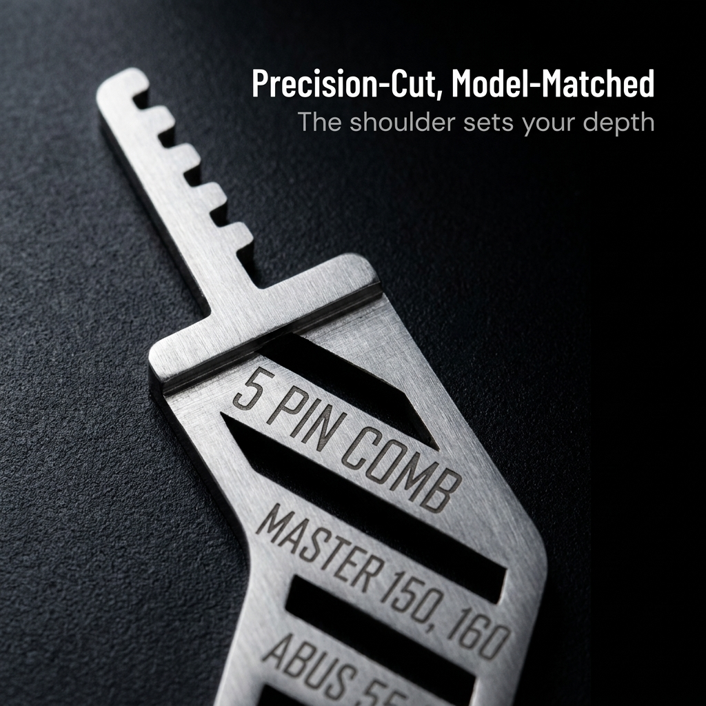 StrikeKey™ — Seat the Comb, Set Every Pin, and Pop the Shackle in Seconds