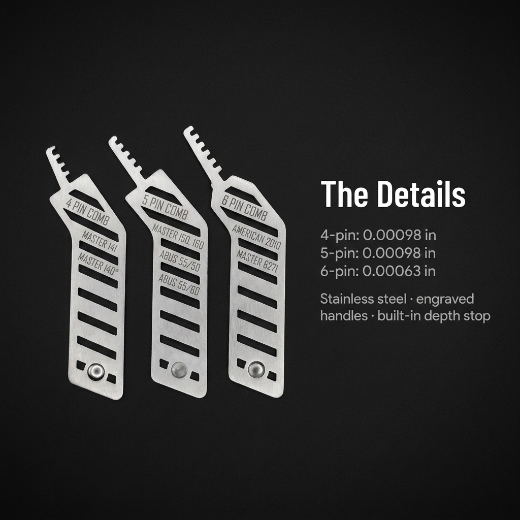 StrikeKey™ — Seat the Comb, Set Every Pin, and Pop the Shackle in Seconds