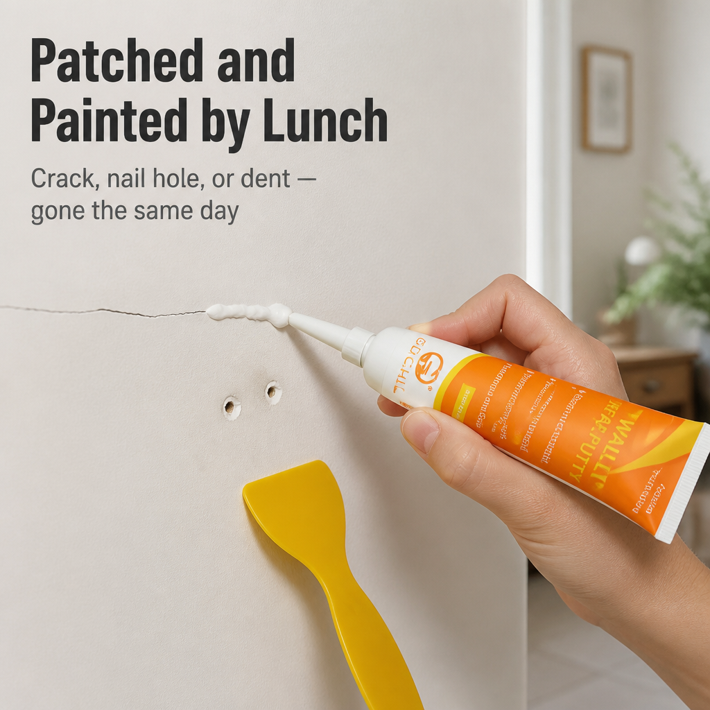 VividPatch™ — Fill, Smooth & Paint Over Wall Damage in One Afternoon