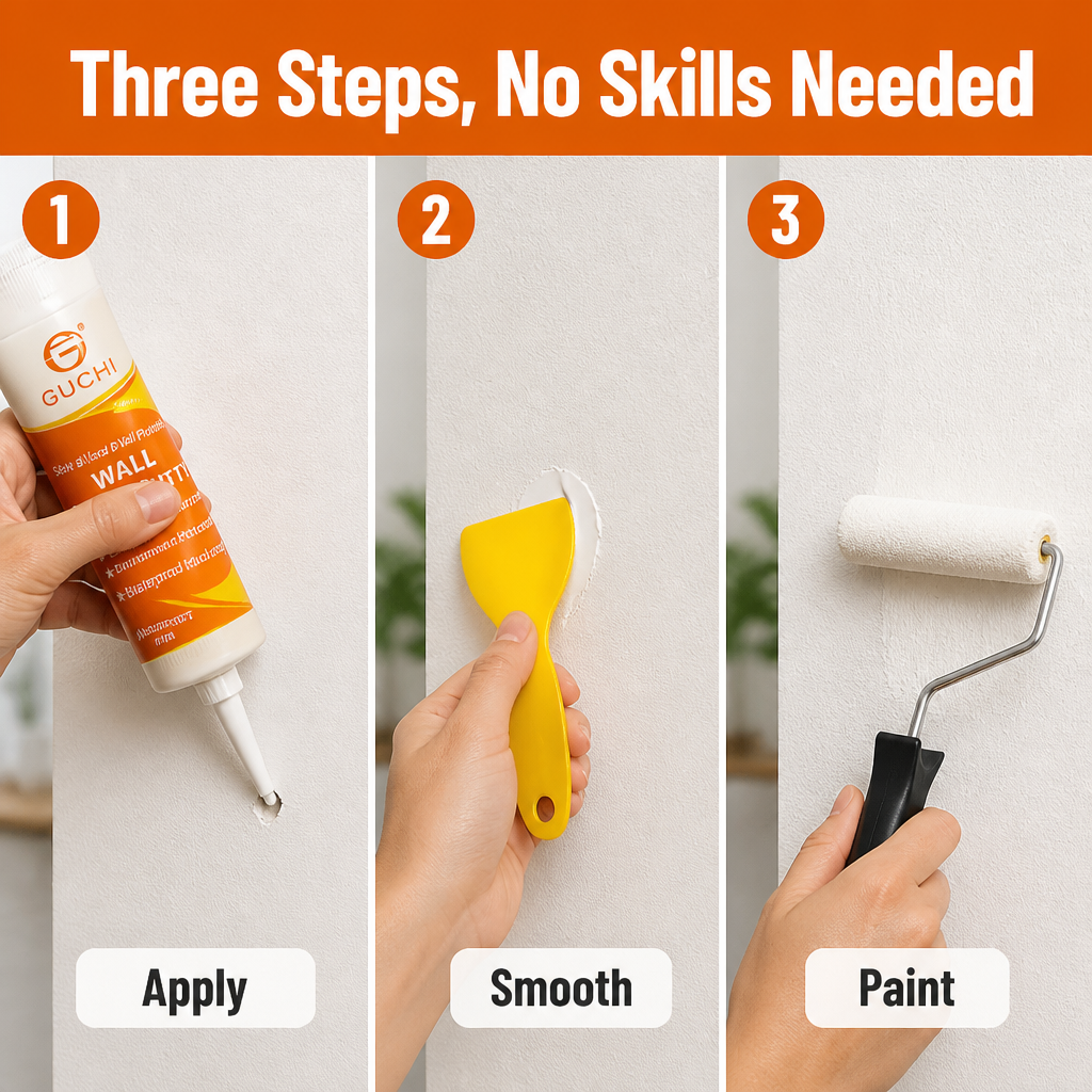 VividPatch™ — Fill, Smooth & Paint Over Wall Damage in One Afternoon