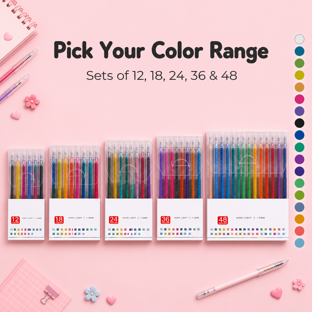 Prismara™ — Write & Color in Sequin-Bright Shades That Never Smear or Skip