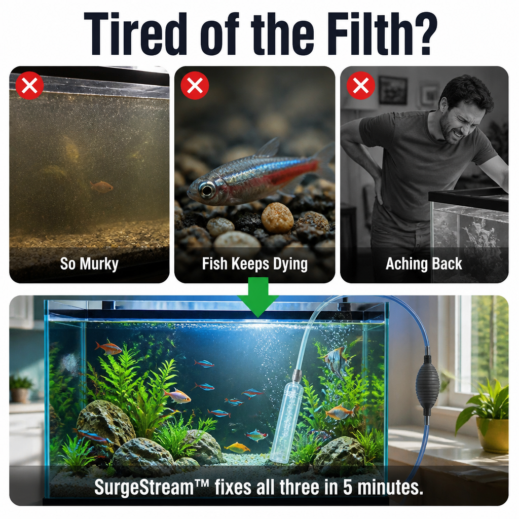 SurgeStream™ — Drain 30L of Tank Sludge in 5 Minutes Flat