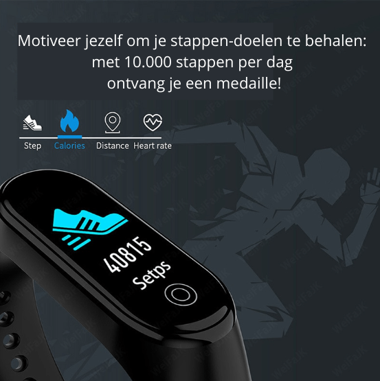 Smartwatch with Bluetooth Connectivity for Health and Fitness Monitoring