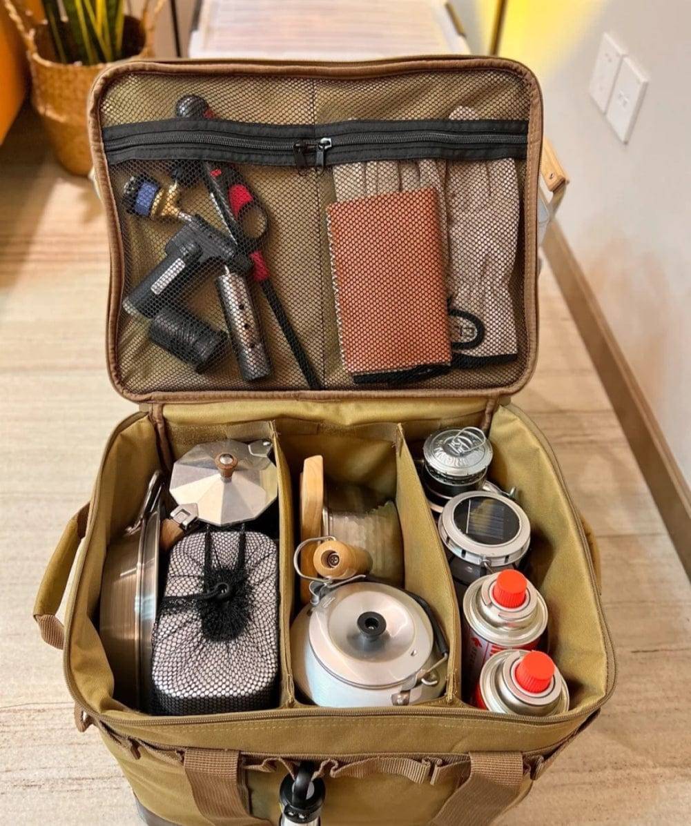 Multi-Functional Storage Bag for Camping and Outdoor Gear