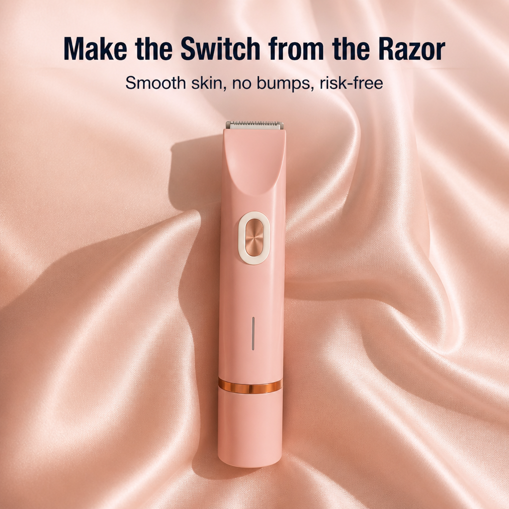 VelvetGlide™ — Trim, Shave & Smooth Every Curve Without Razor Bumps