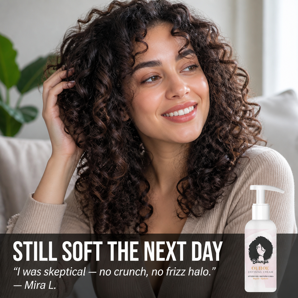 LuxeCurl™ — Define Soft, Bouncy Curls Without the Crunch, Frizz, or Heat
