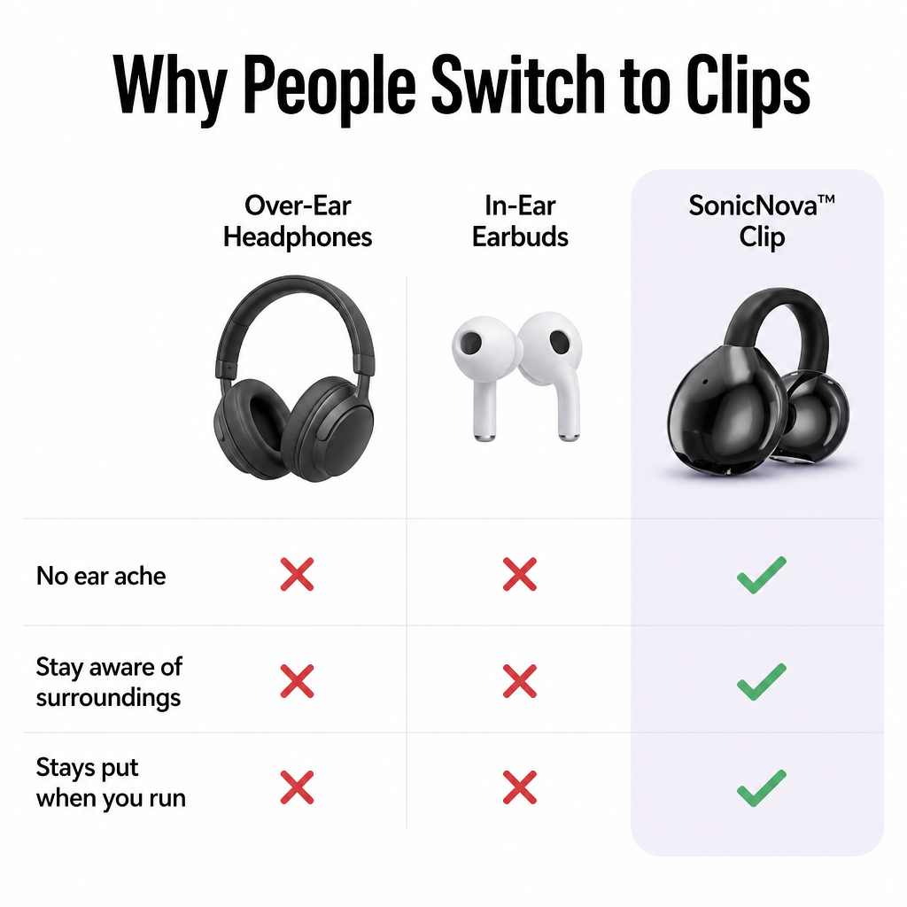 SonicNova™ — Hear Your Music and the World With Zero Eartip Pressure