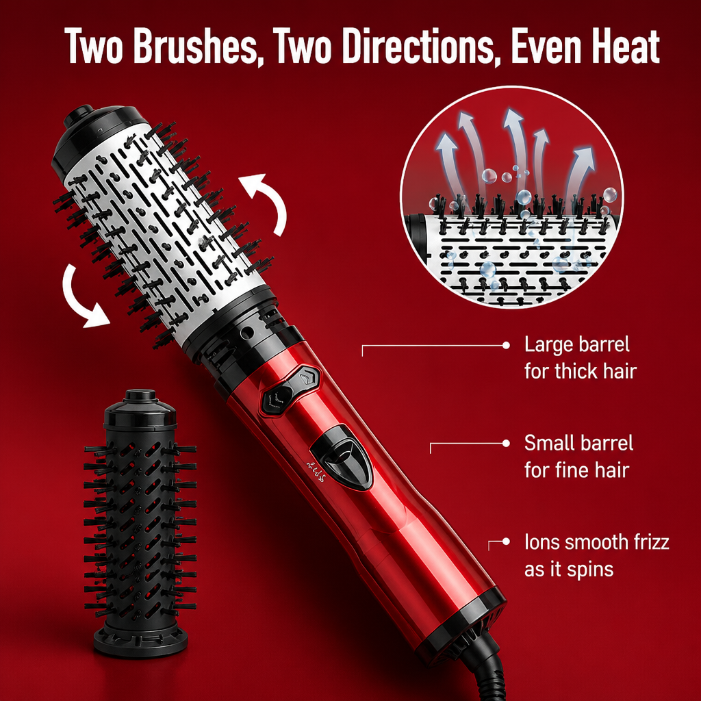 VivoLuxe™ — Curl, Dry & Add Volume in One Pass Without the Tangle