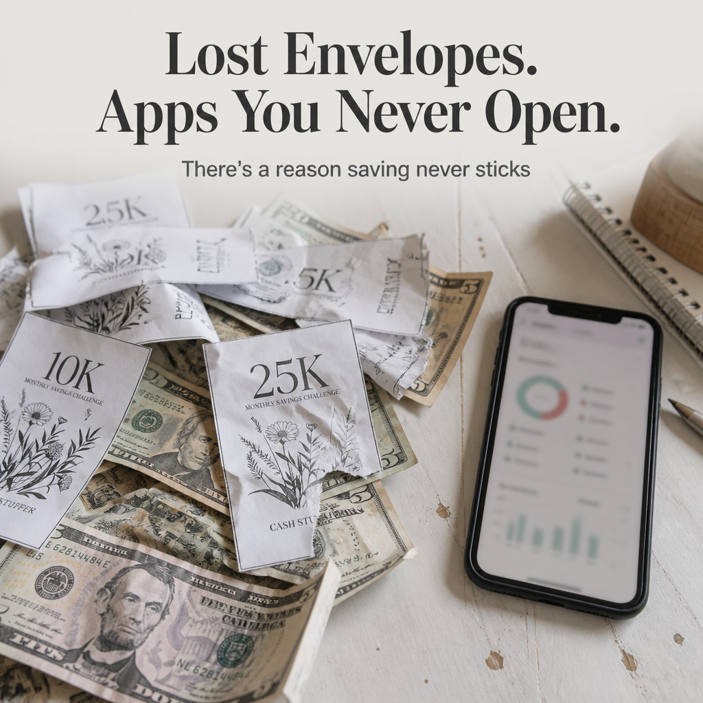 ProsperBook™ — Watch Your Savings Goal Fill Up One Envelope at a Time