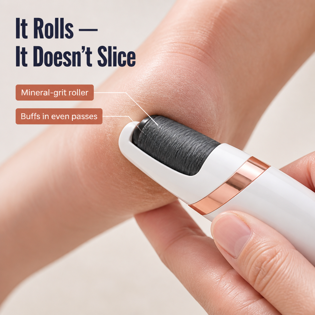 VelveteEase™ — File Away Cracked Heels and Walk Pain-Free in Minutes