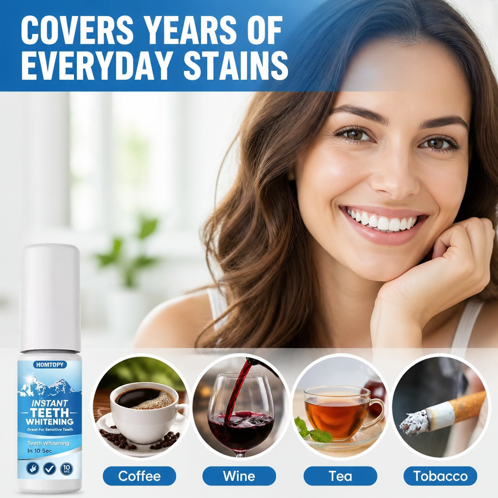 PureWhitePulse™ — Paint On a Whiter Smile in 10 Seconds, Zero Sensitivity