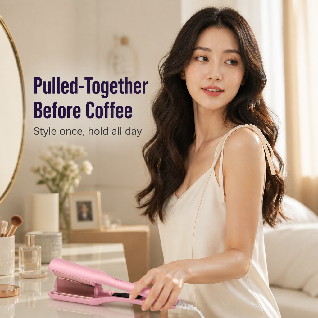 VivaCurl™ — Press Salon-Worthy French Waves Into Your Hair In Minutes