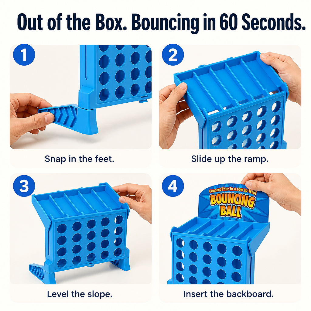 AimVenture™ — Bounce-Shoot Connect 4 That Gets Kids Off Screens and Laughing Loud