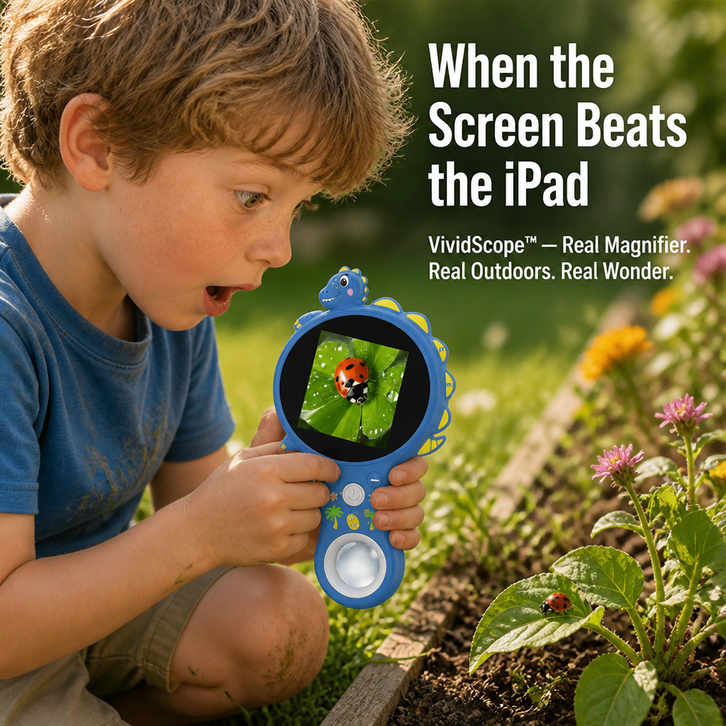VividScope™ — Trade the Tablet for Ladybugs, Leaves, and Real Discovery