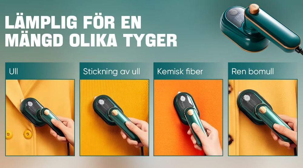 Handheld Portable Garment Steamer and Mini Iron
