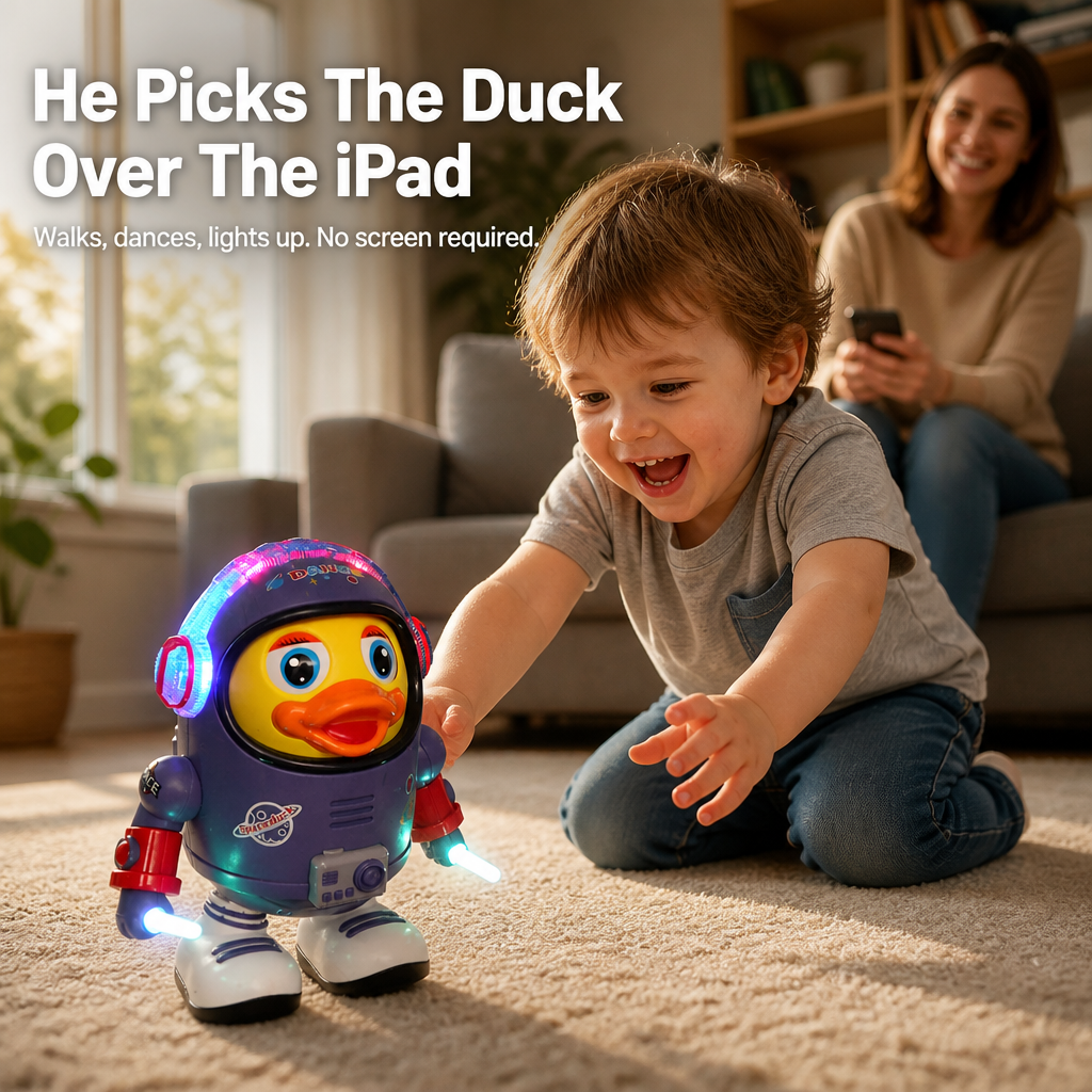 CosmoQuack™ — Wear Out Toddlers Without An iPad In Just 20 Minutes