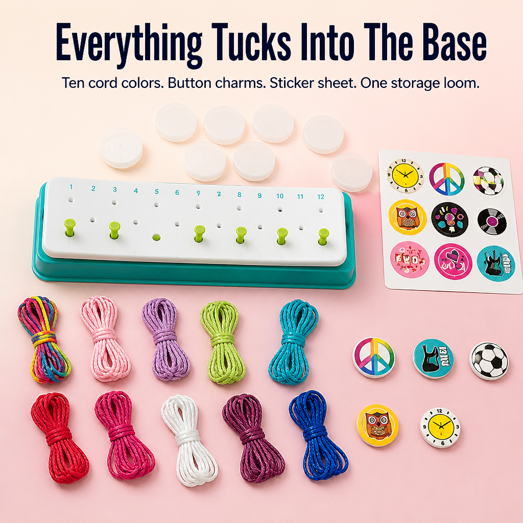 TwistCraze™ — Braid Real Friendship Bracelets in Minutes Without Tangles or Tears
