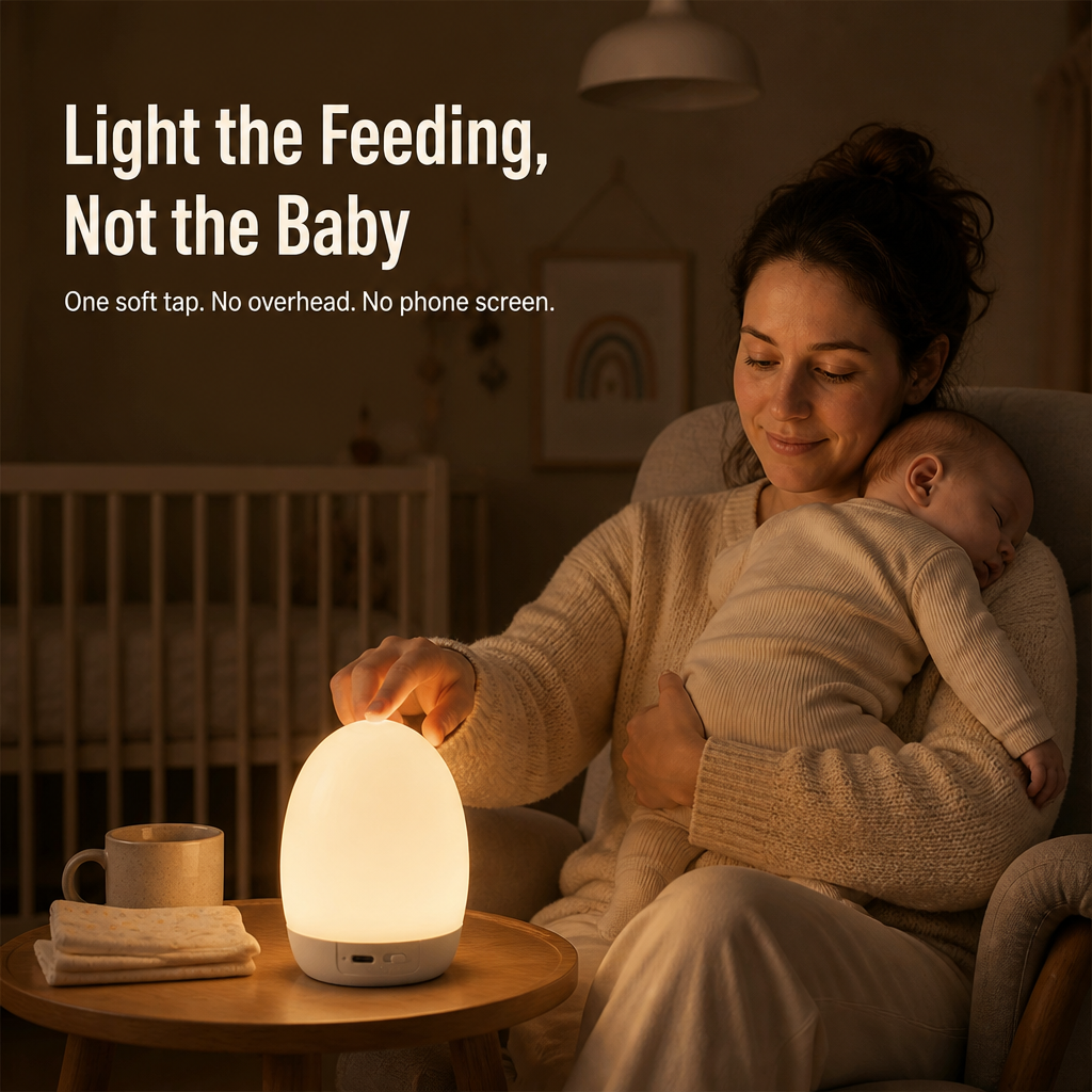 SereniNest™ — Light Night Feedings Without Lighting Up the Baby