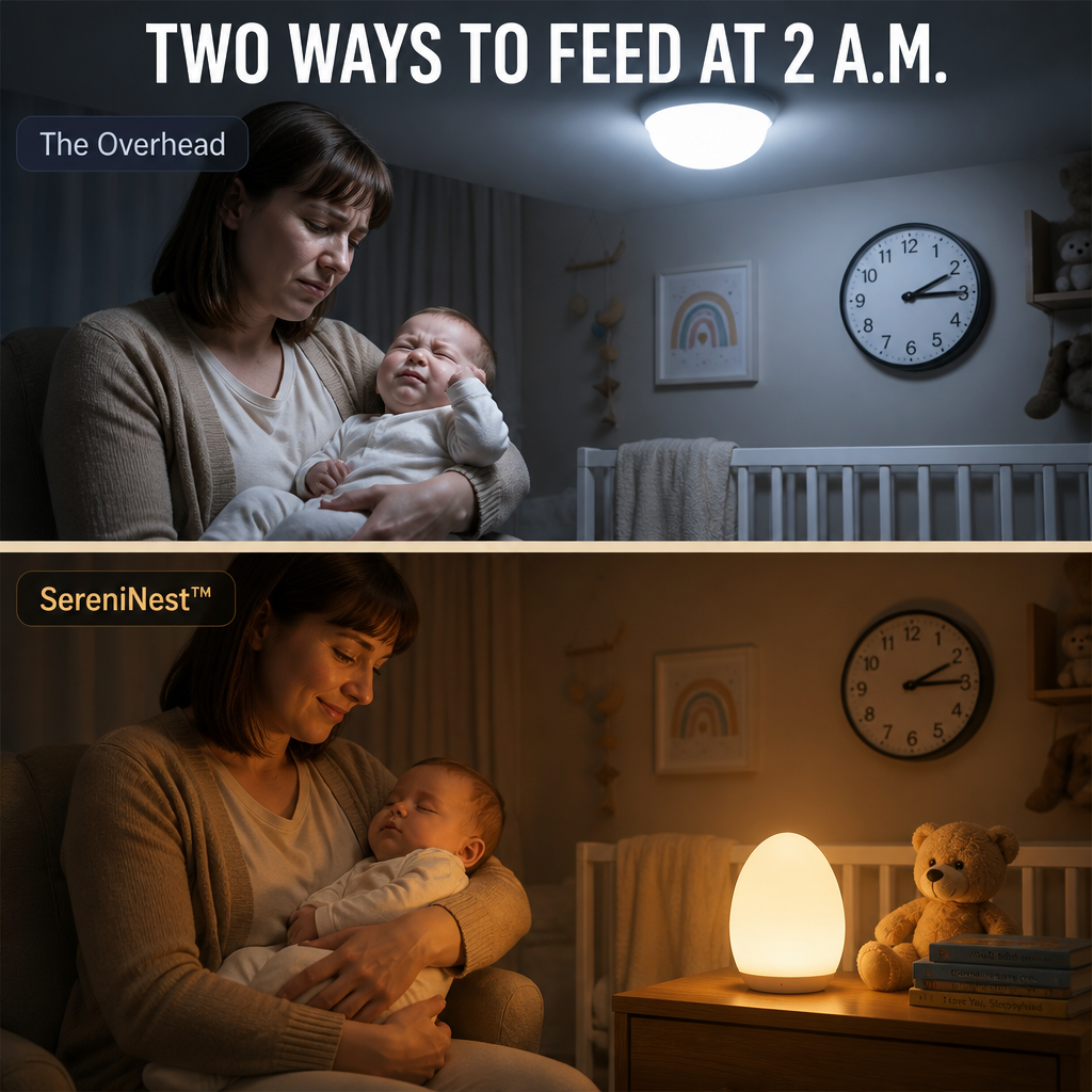 SereniNest™ — Light Night Feedings Without Lighting Up the Baby