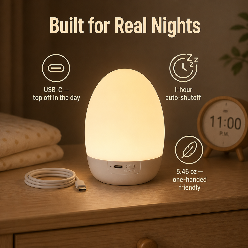 SereniNest™ — Light Night Feedings Without Lighting Up the Baby