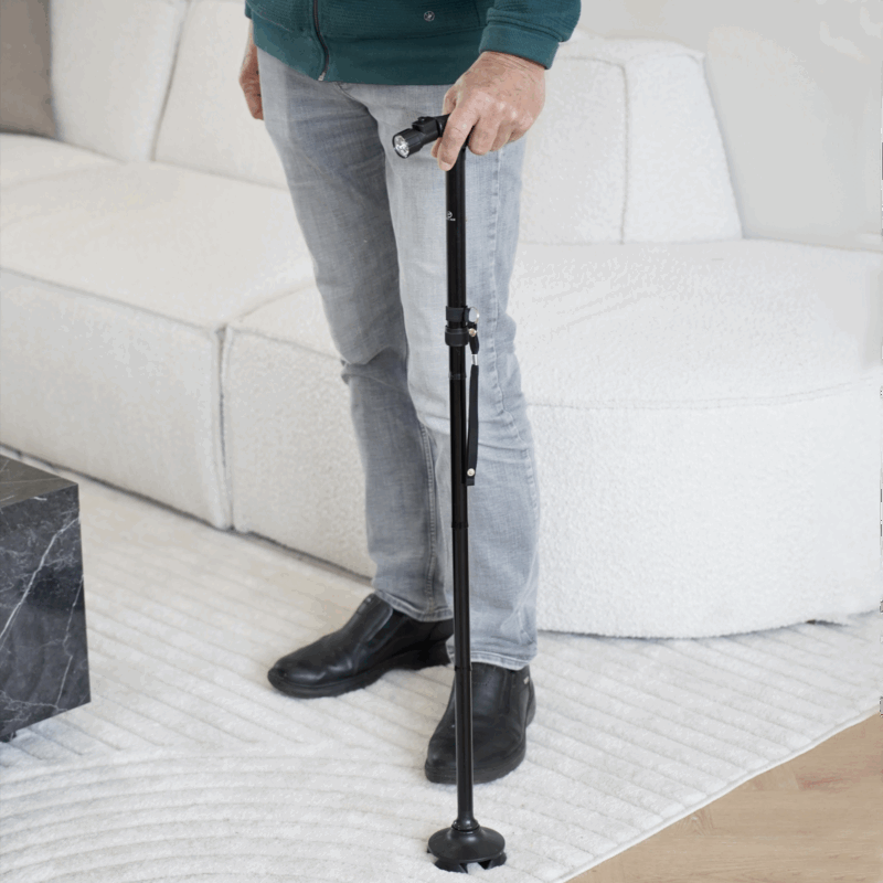 Adjustable Walking Stick with Height Settings