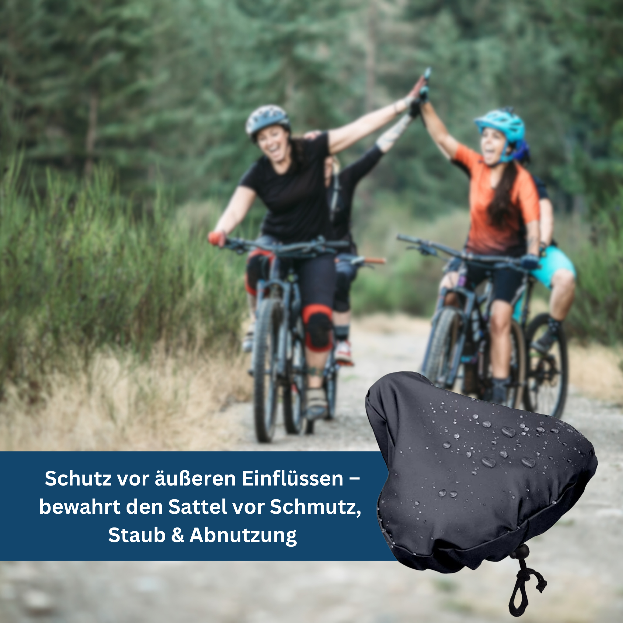 Rain-Resistant Bike Seat Protector