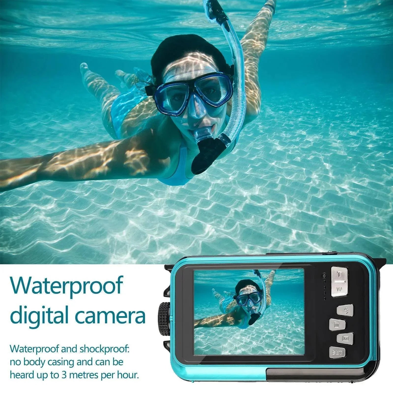 Mini Action Camcorder with 1080P Waterproof Digital Features