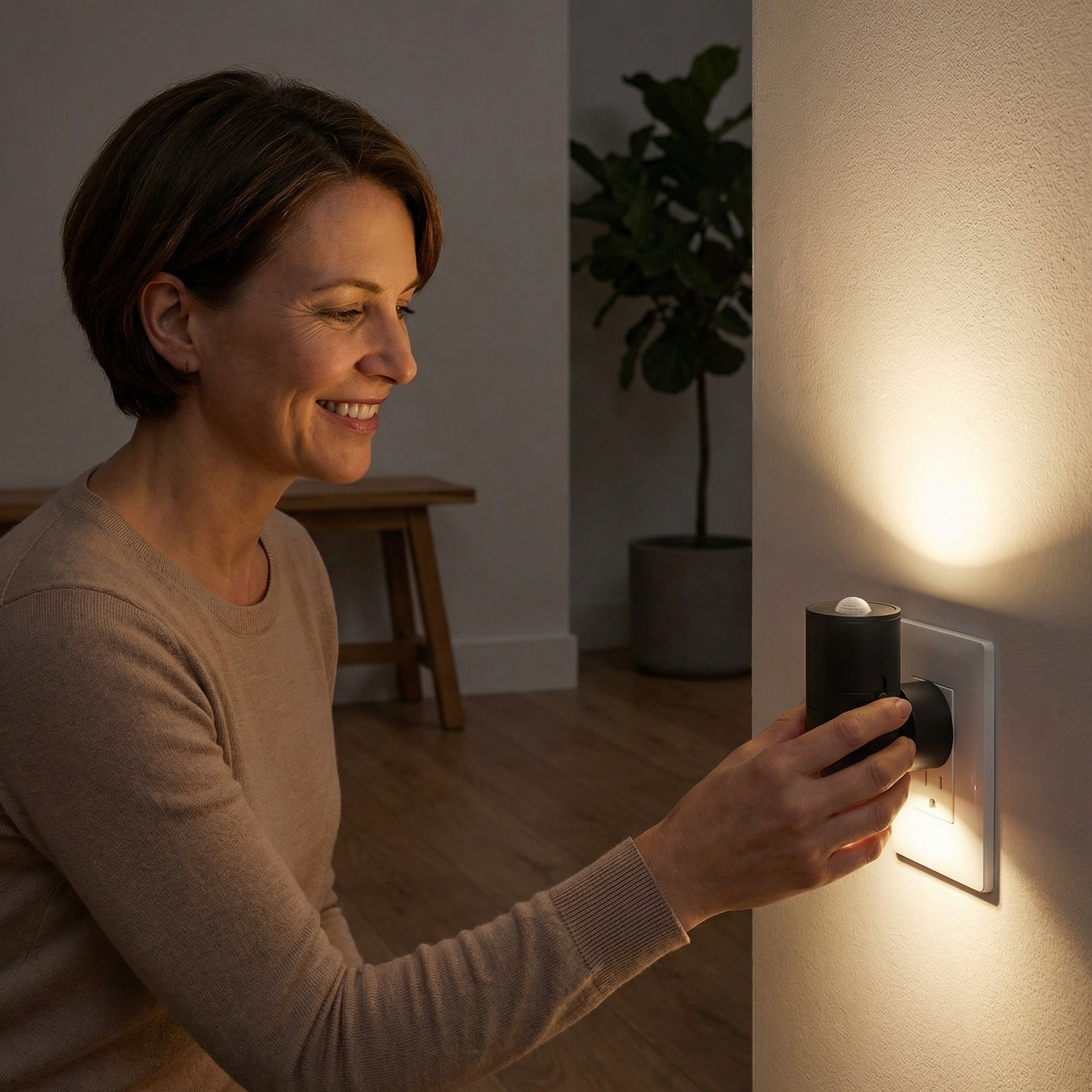 Night Light with Light Sensor for Wall Outlet