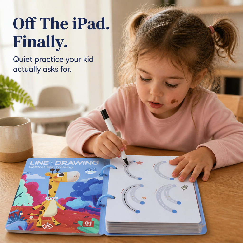 ScribbleRise™ — Trade Tablet Time for Tracing Practice Your Kid Asks to Repeat