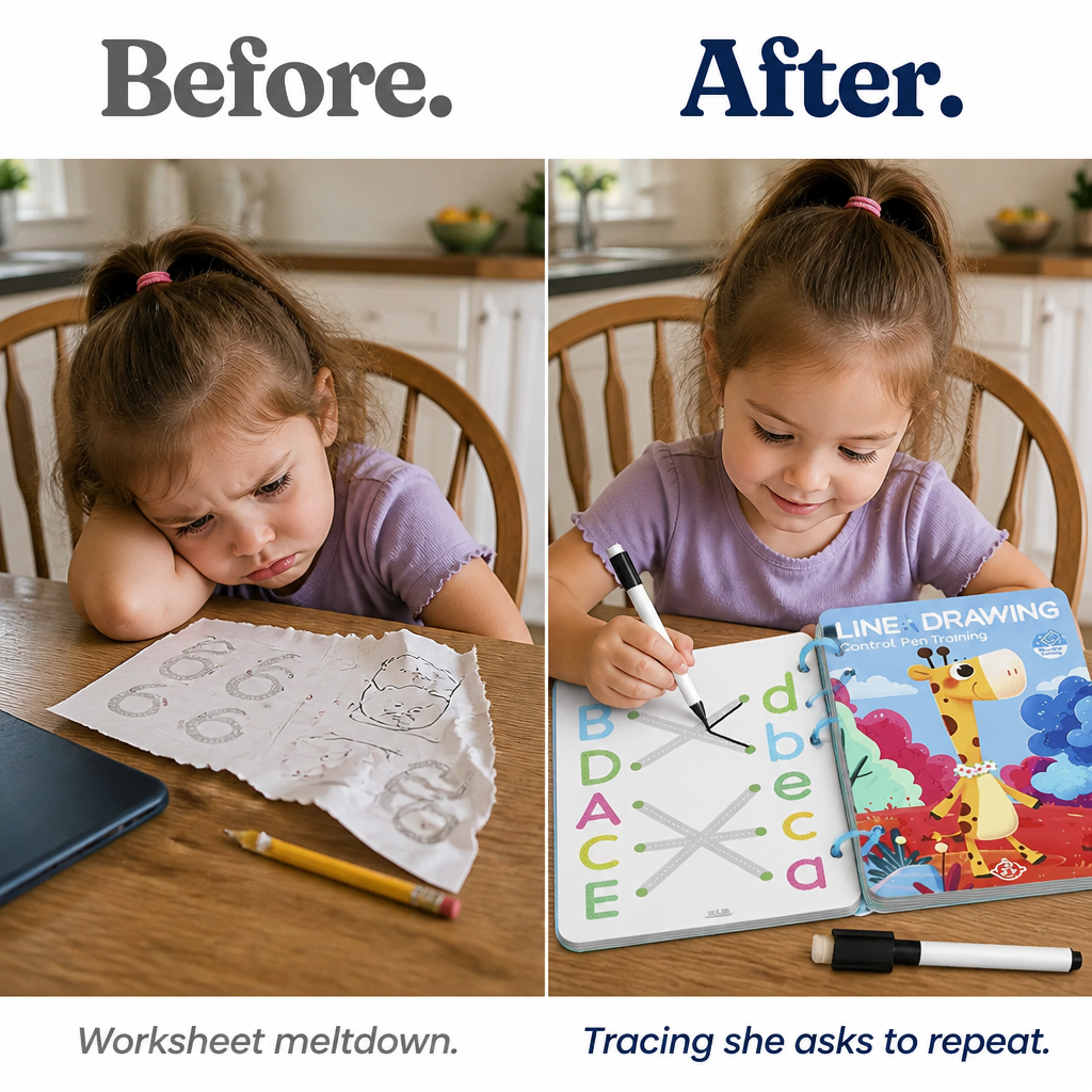 ScribbleRise™ — Trade Tablet Time for Tracing Practice Your Kid Asks to Repeat