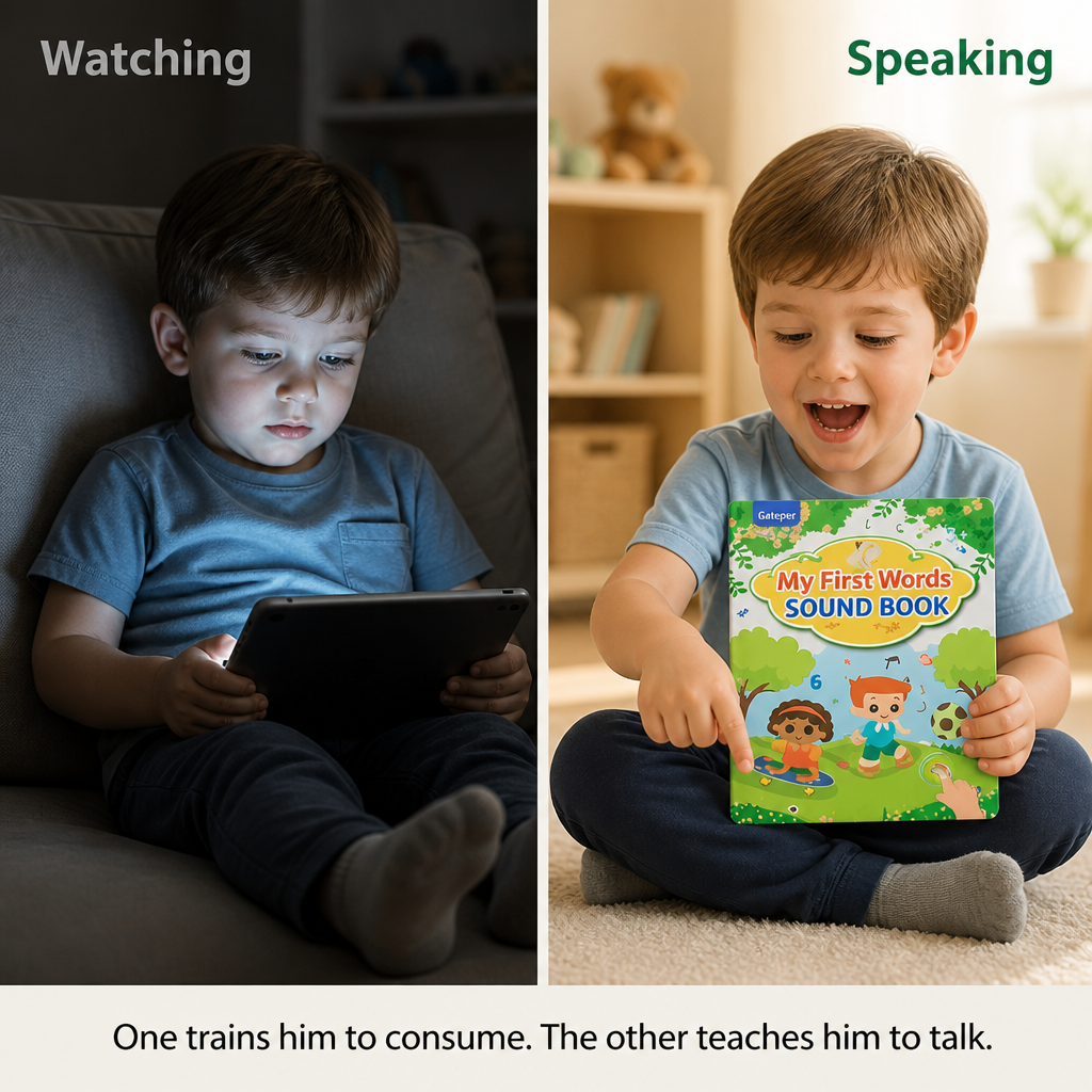 SparkSpeak™ — Get Your Toddler Saying Real English Words Without Another Tablet