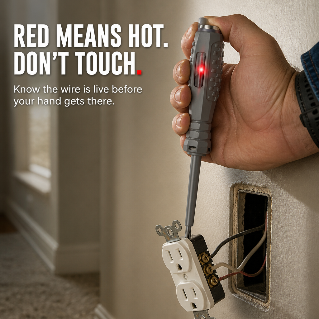 VoltGrip™ — Drive Screws and Spot Live Wires With One Pocket Tool