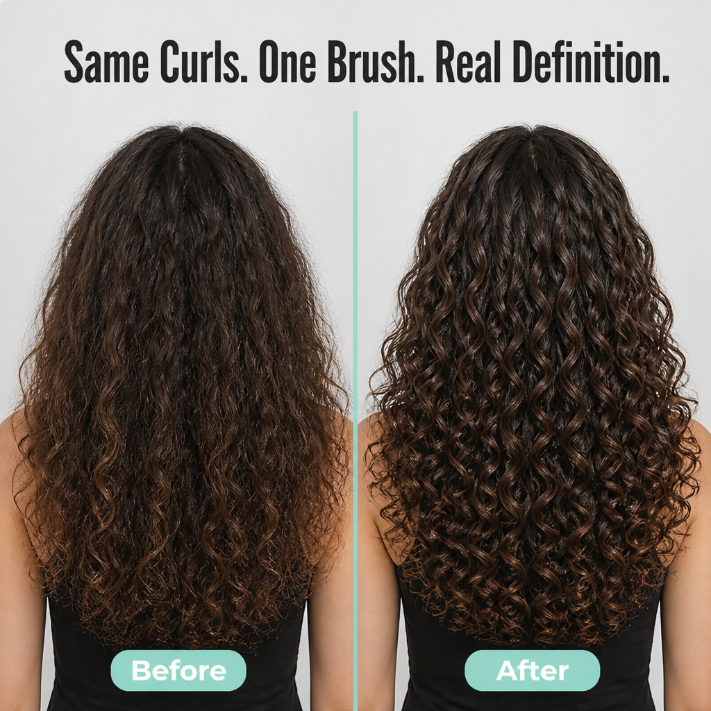 CurlAura™ — Clump, Define & Smooth Your Curls In One Pass