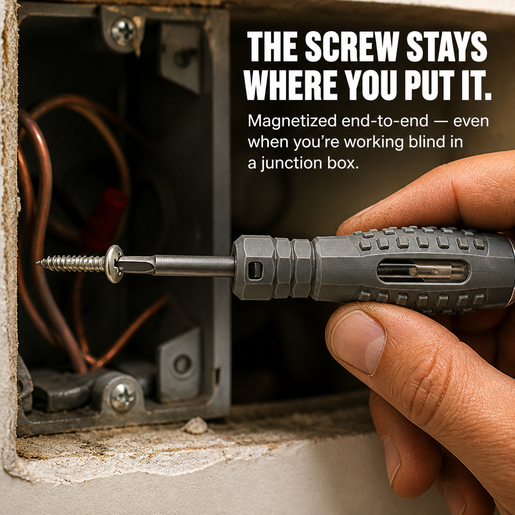 VoltGrip™ — Drive Screws and Spot Live Wires With One Pocket Tool