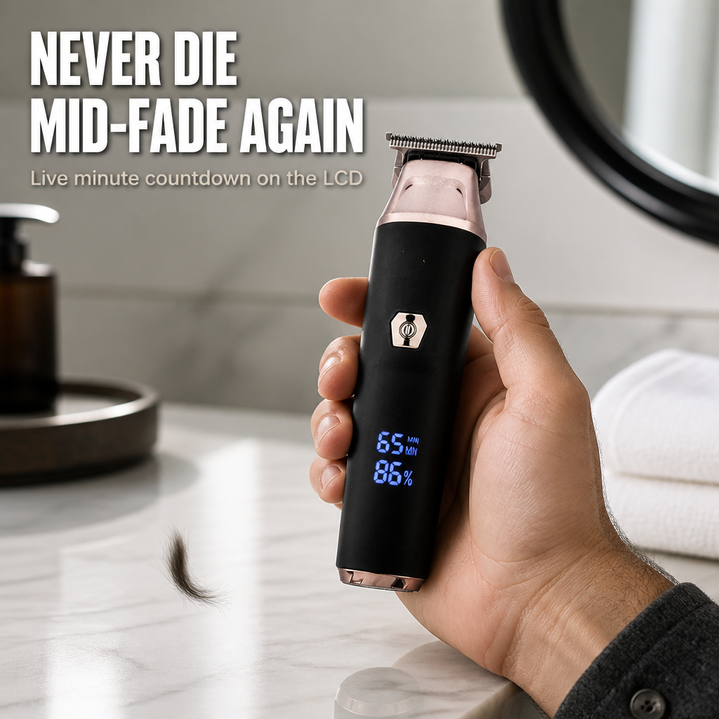 TitanEdge™ — Cut Pro Fades At Home Without Mid-Cut Battery Deaths