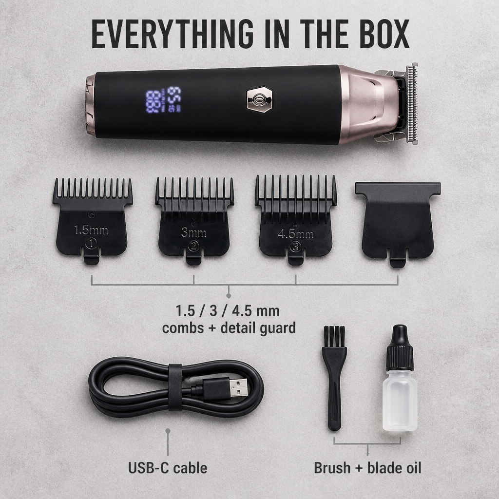 TitanEdge™ — Cut Pro Fades At Home Without Mid-Cut Battery Deaths