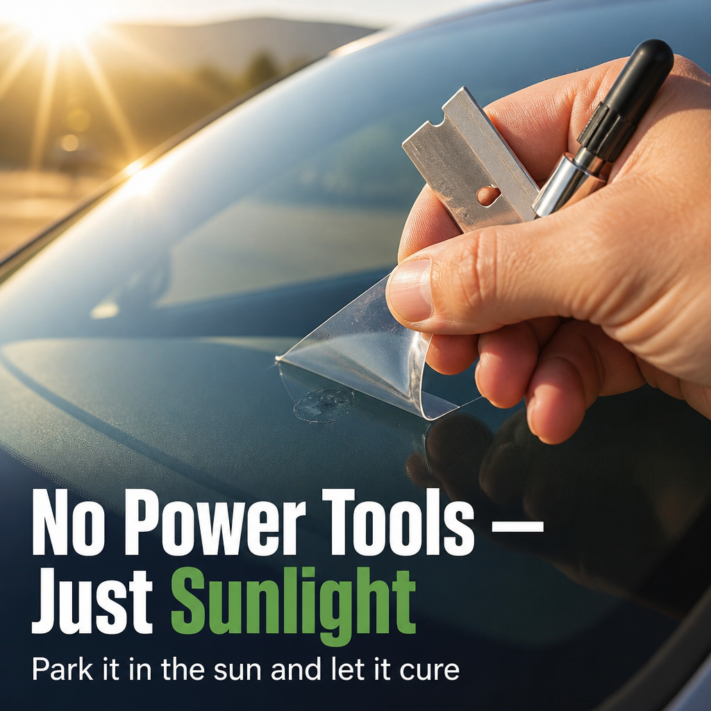 GlassGuardPro™ — Stop Your Windshield Chip From Spreading and Save the Replacement Bill