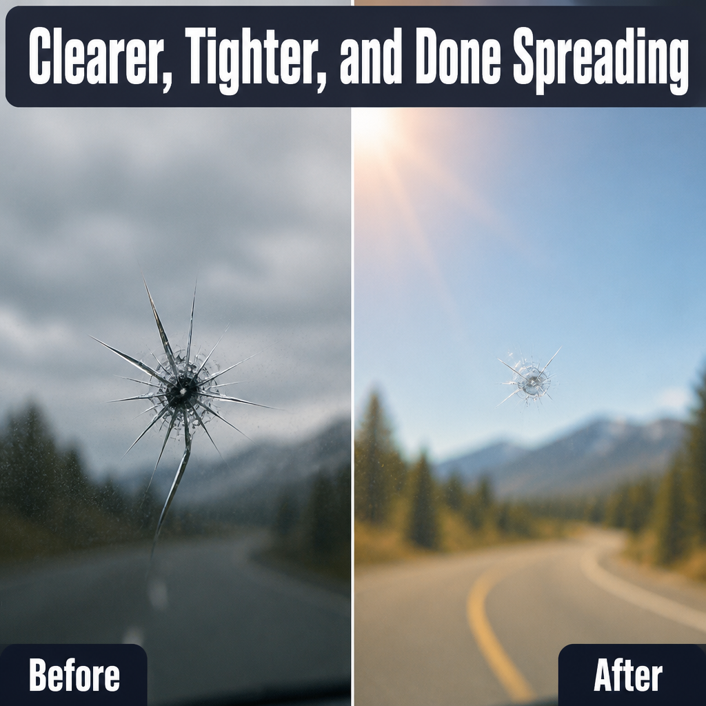 GlassGuardPro™ — Stop Your Windshield Chip From Spreading and Save the Replacement Bill