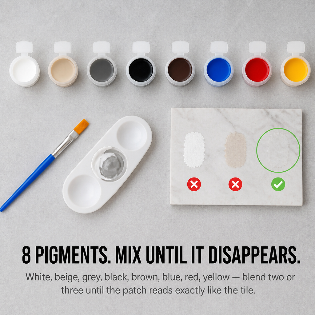 StoneMend™ — Patch Cracks, Chips & Holes In Tiles, Sinks & Stone
