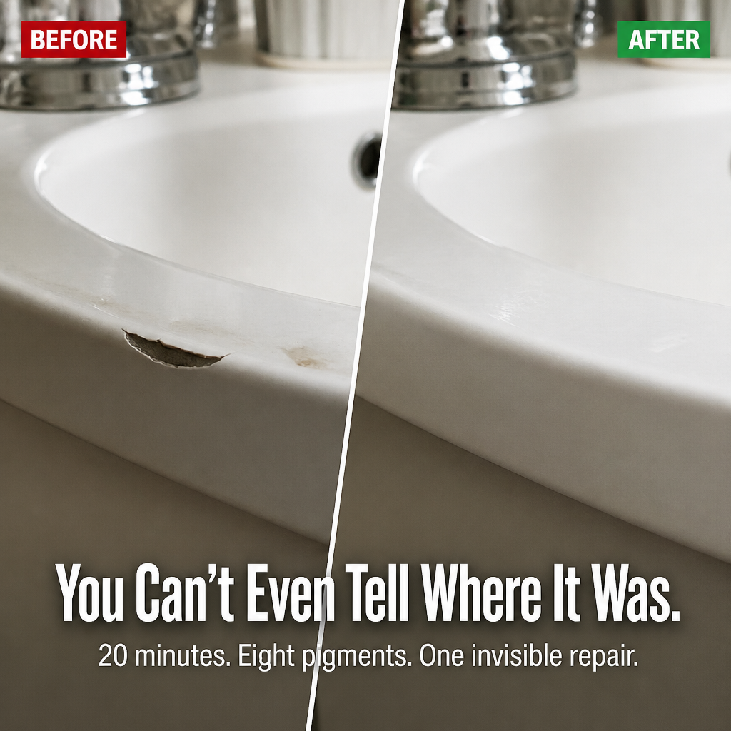 StoneMend™ — Patch Cracks, Chips & Holes In Tiles, Sinks & Stone