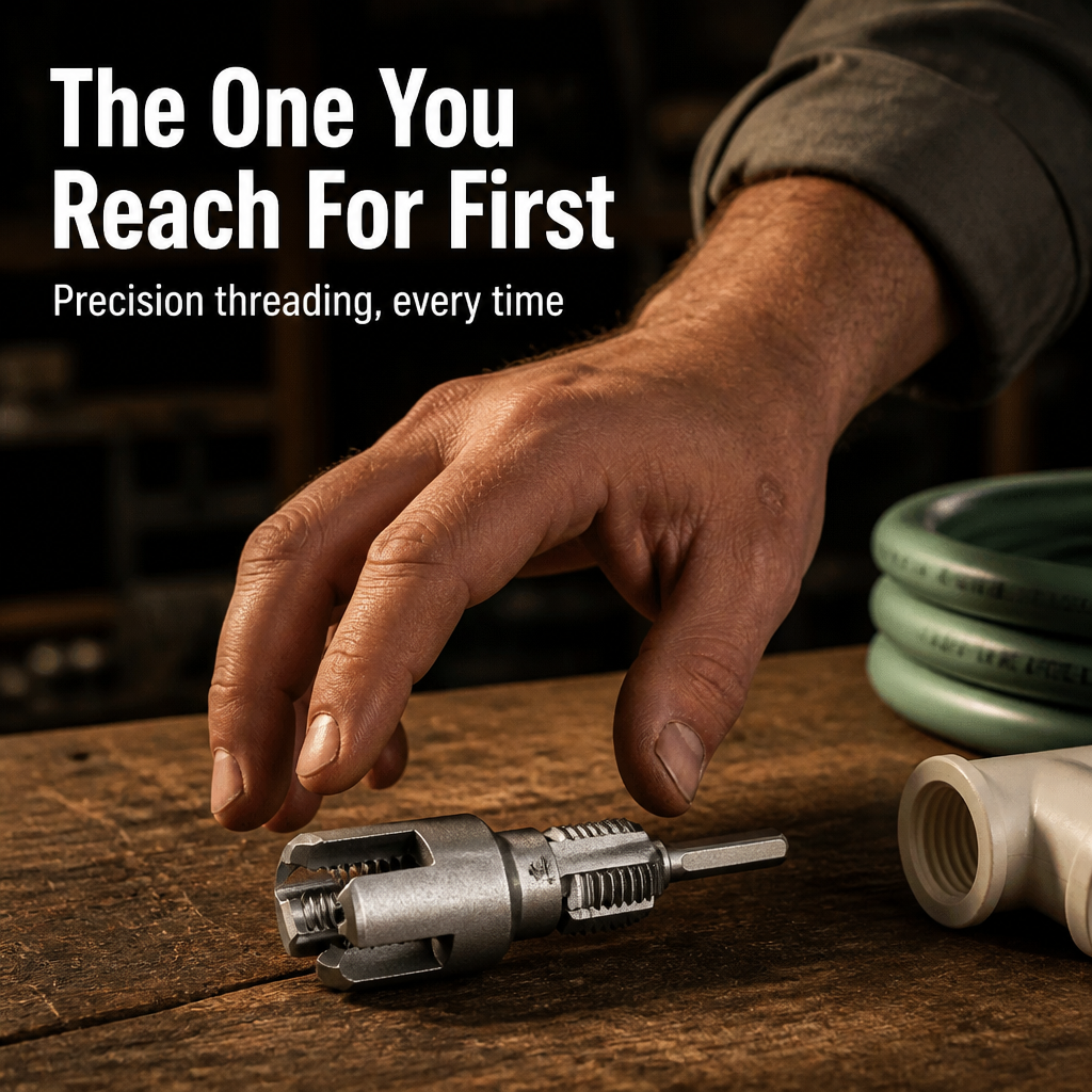 SteelTight™ — Thread Plastic Pipe Inside & Out in One Pass, Zero Leaks