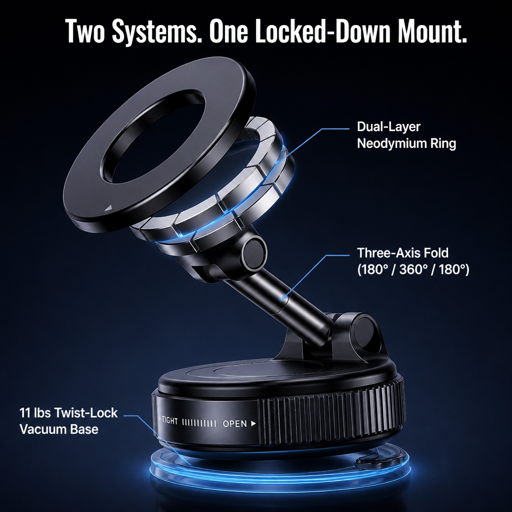 VeloGrip™ — Lock Your Phone Down Through Every Bump, Brake & Backroad