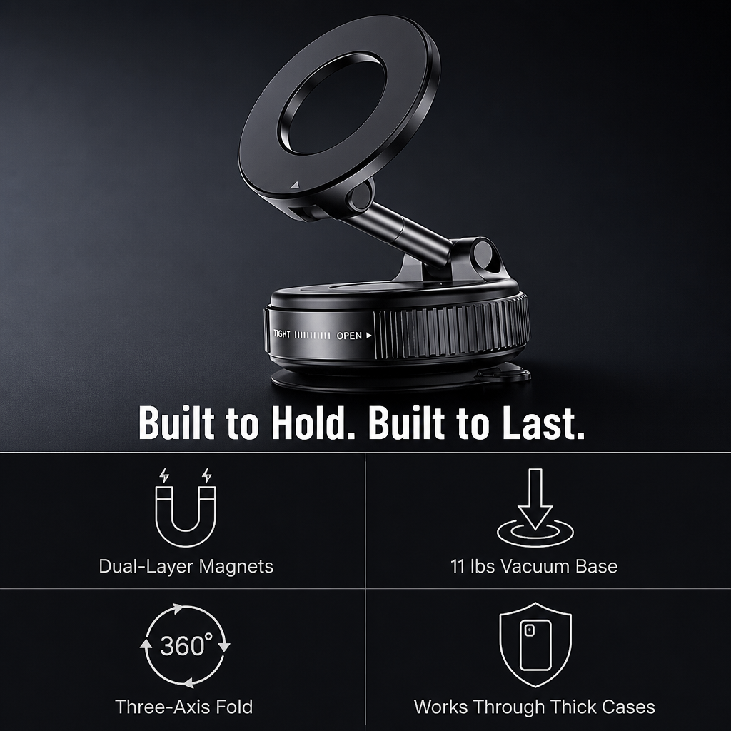 VeloGrip™ — Lock Your Phone Down Through Every Bump, Brake & Backroad